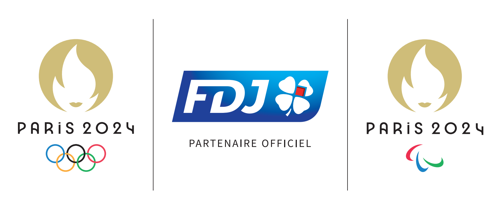 Logo JO 2024 FDJ